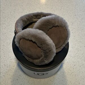 UGG Grey Shearling Earmuffs